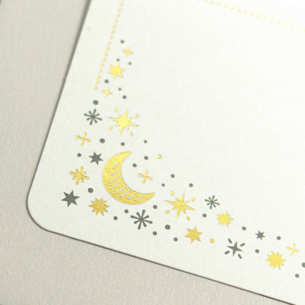 Twinkle Framed Gold Foiled Mini Message Card Set
