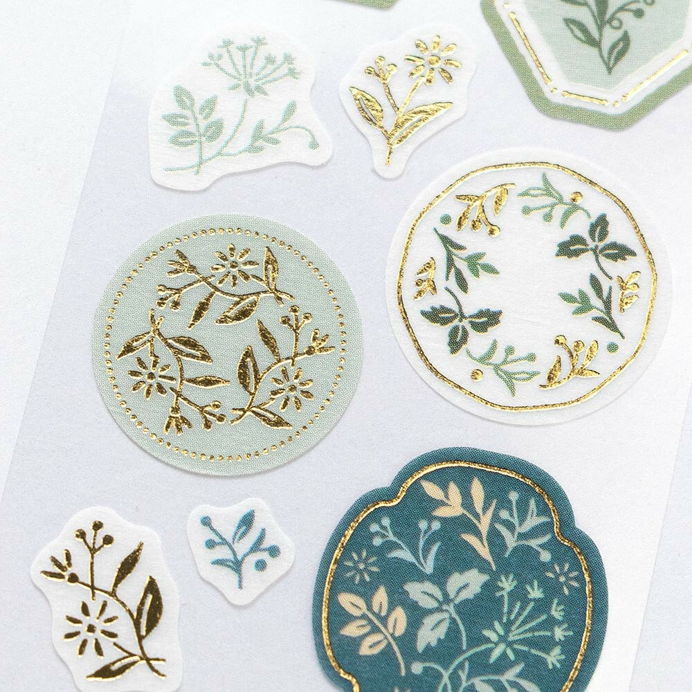 Herbs Sticker Seals | 'Utatane' Series | Stickers Sheet