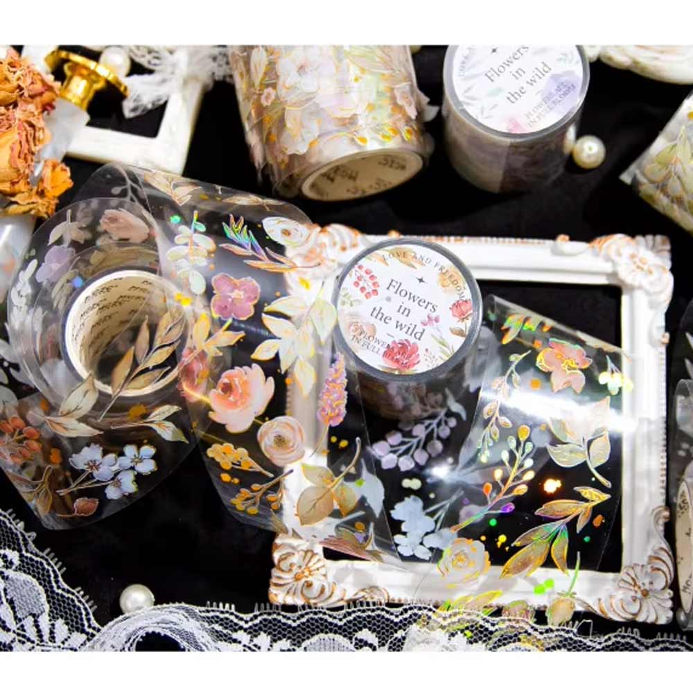 Warmth of Roses 'Flowers in the wild' Clear Tape