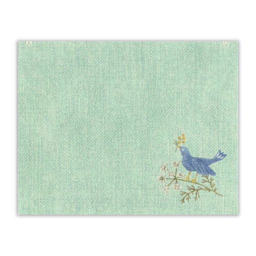 Wattle & Blue Bird | 'Lucky Charm Fleurs et Chance' | Mini Letter Writing Set