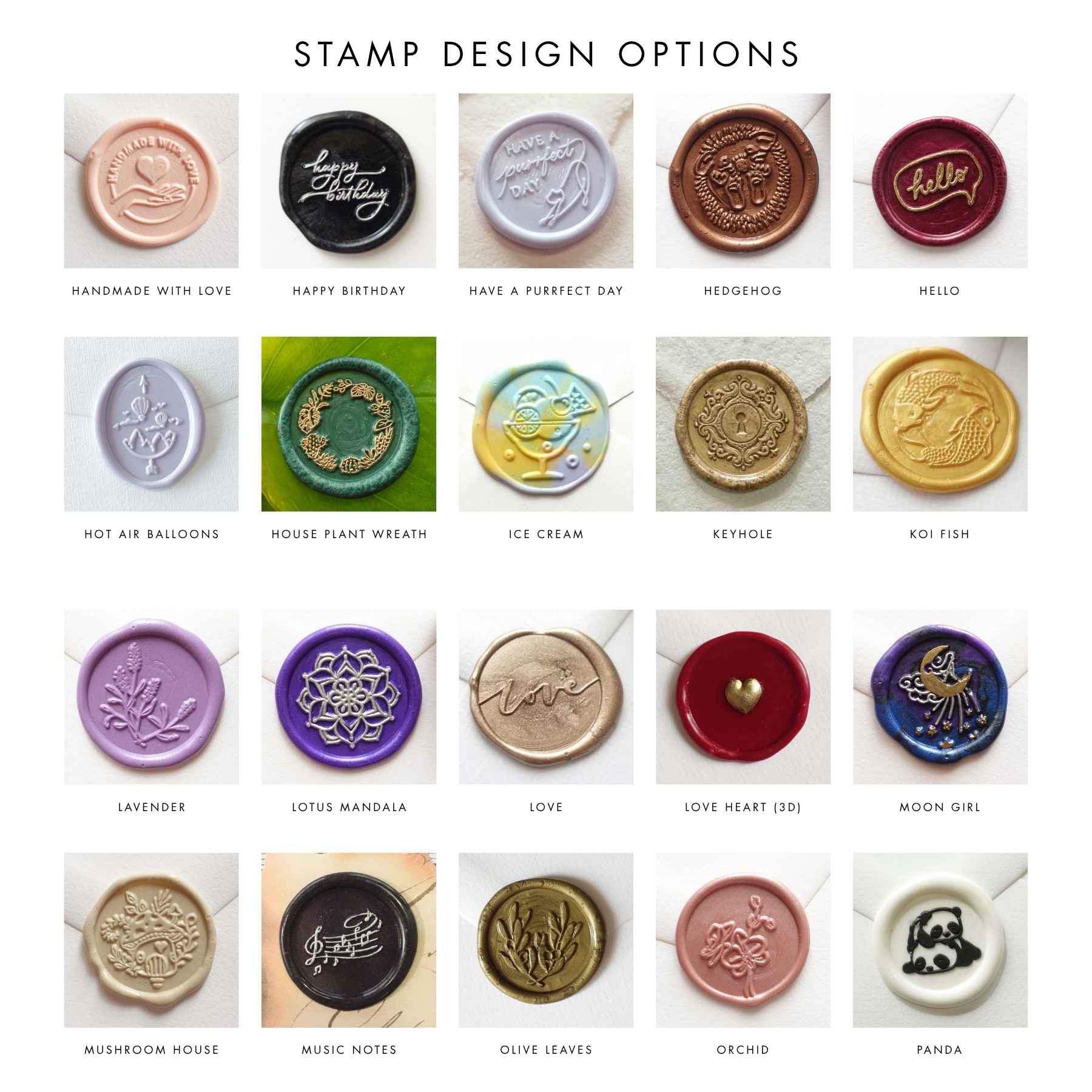 wax sealing kit fiona ariva starter set australia stamp designs