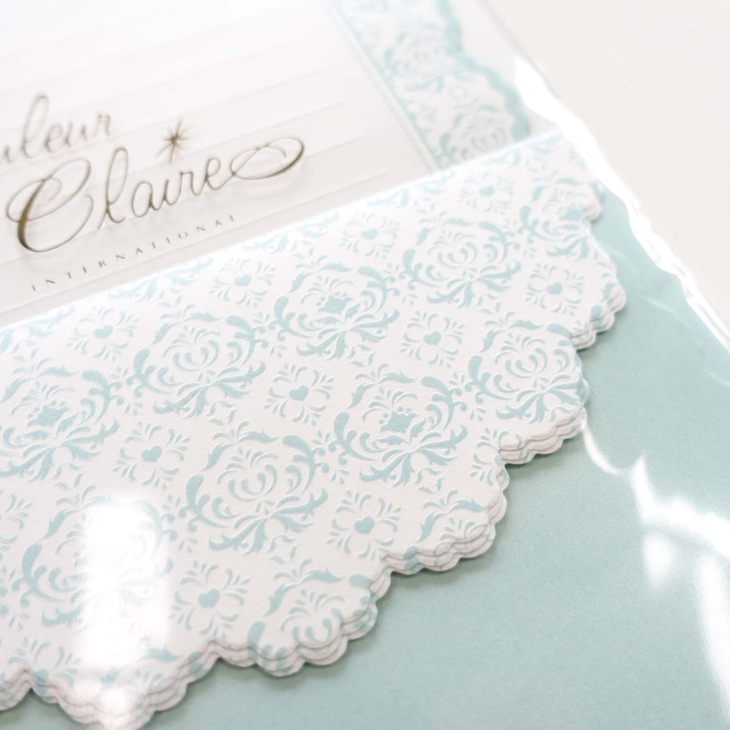Blue Lace | Coleur Claire Arabesque Letter Writing Set