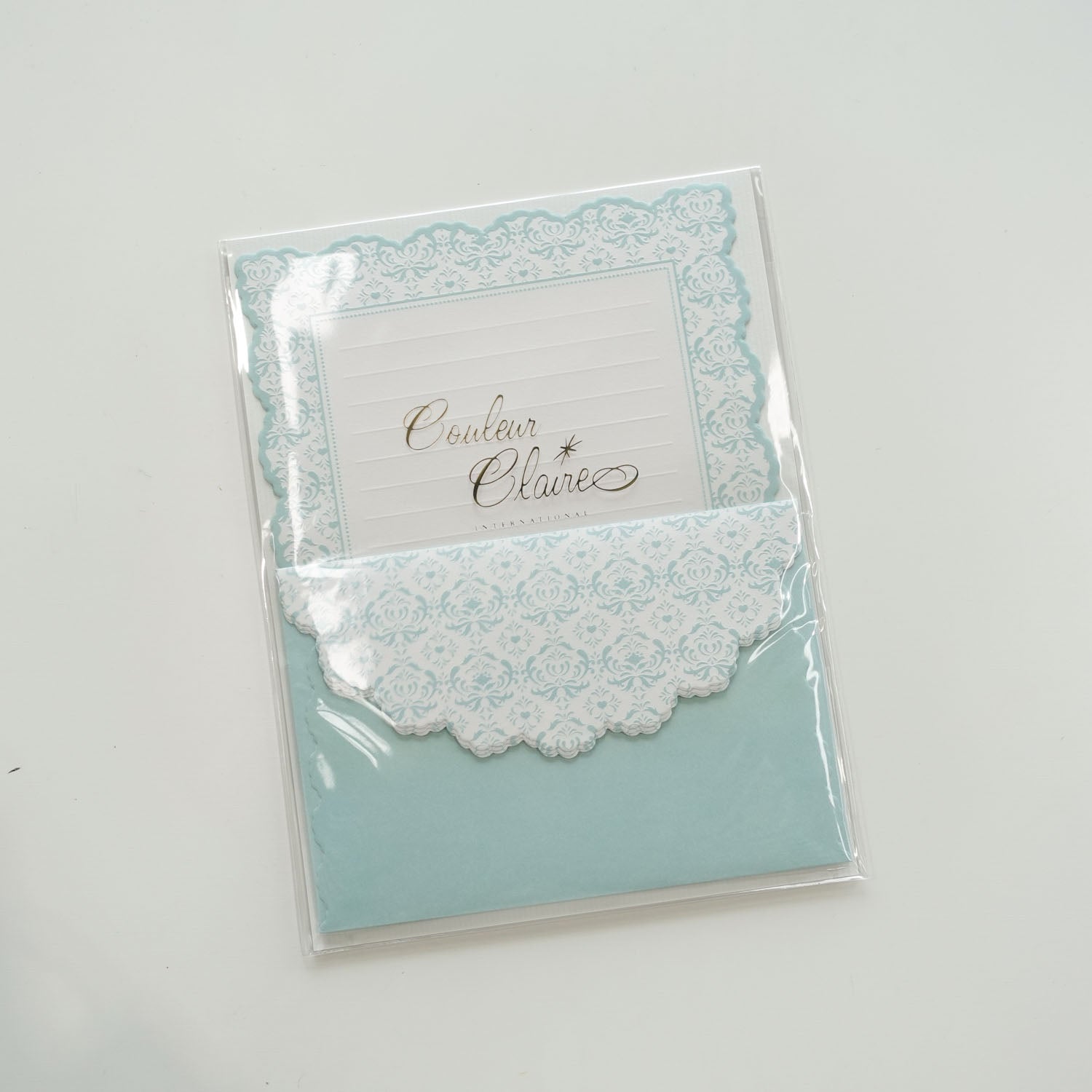 Blue Lace | Coleur Claire Arabesque Letter Writing Set
