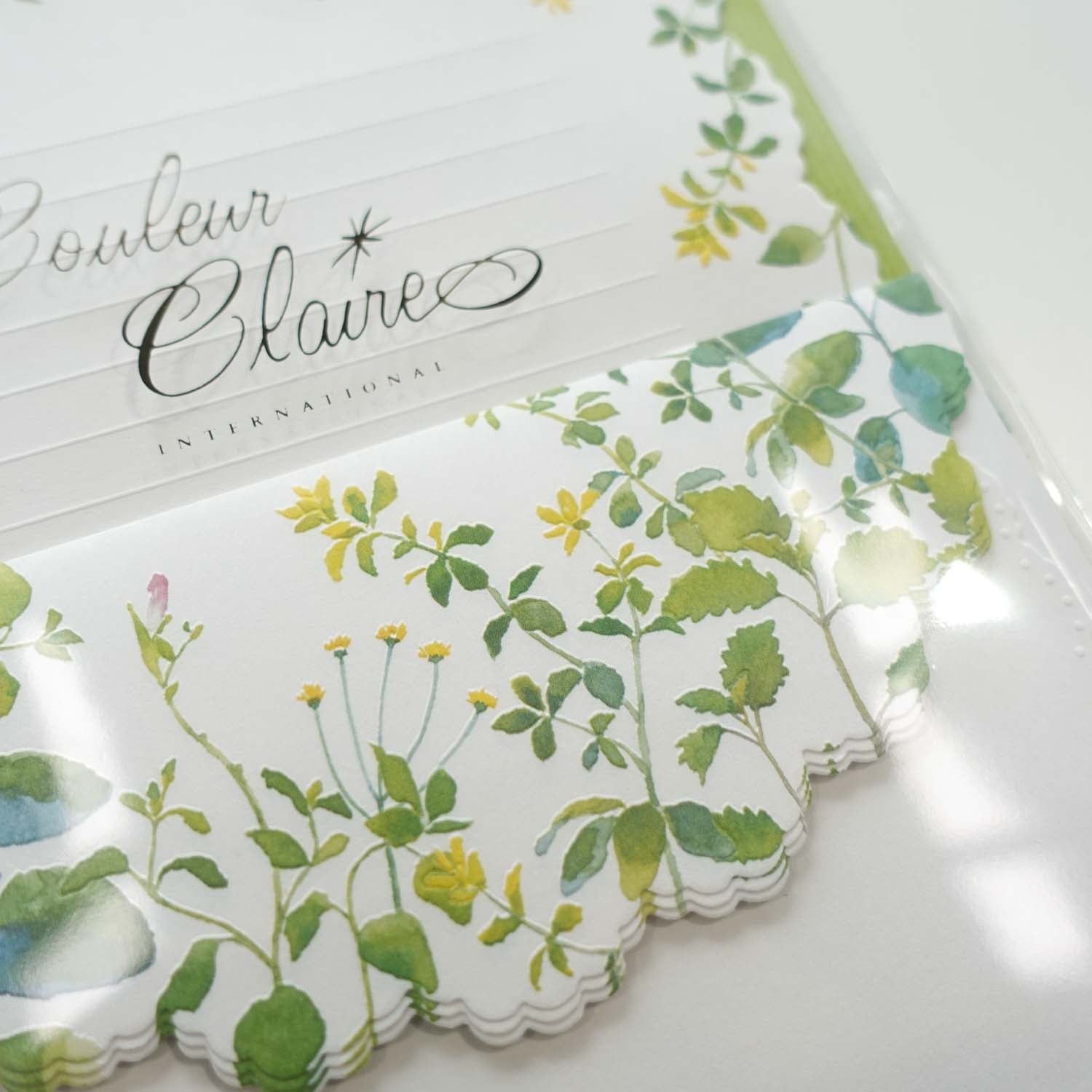 Green Garden | Coleur Claire Arabesque Letter Writing Set
