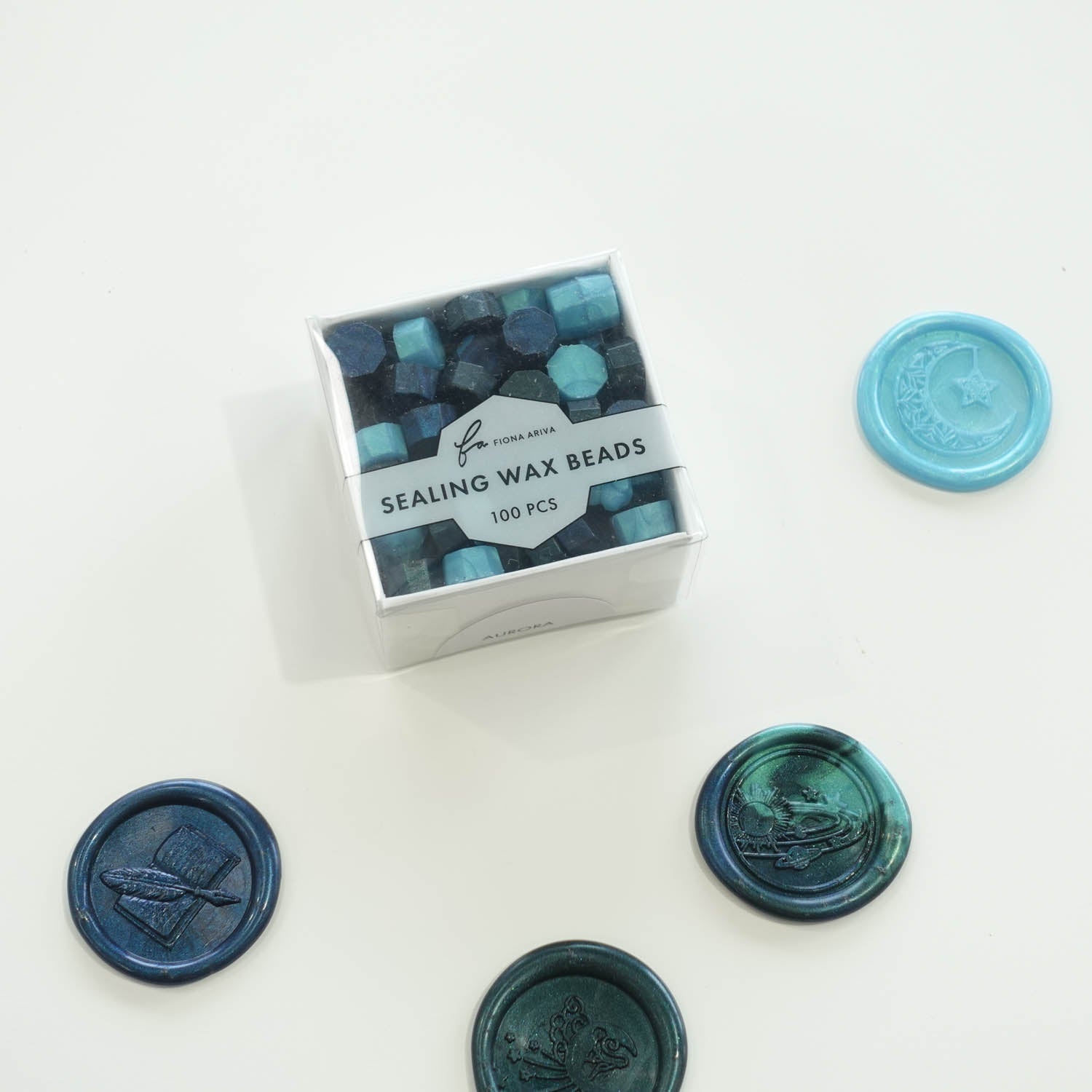 Aurora Mix 100pcs sealing wax beads