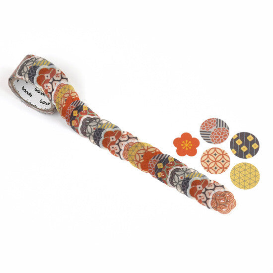 Bande Retro Japanese Patterns | Washi Tape Masking Roll Sticker