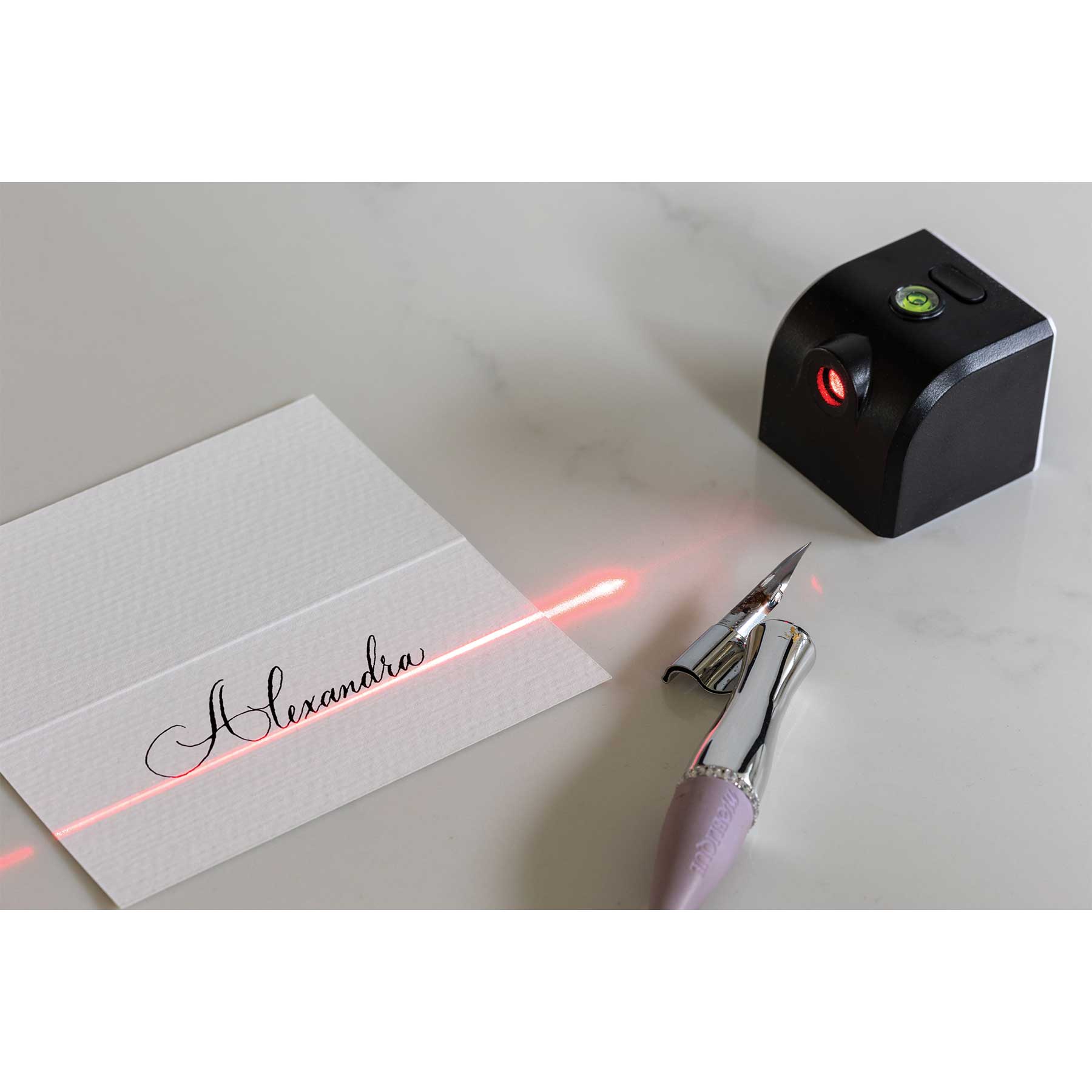 Professional Black Red Laser Liner for Calligraphy Luis Creations Fiona Ariva