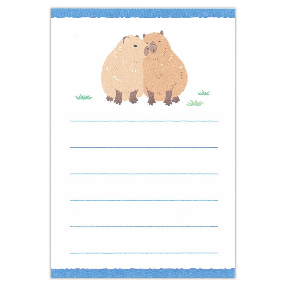 Capybara | Mini Letter Writing Set | ZOOm in Animals