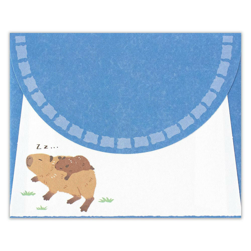 Capybara | Mini Letter Writing Set | ZOOm in Animals