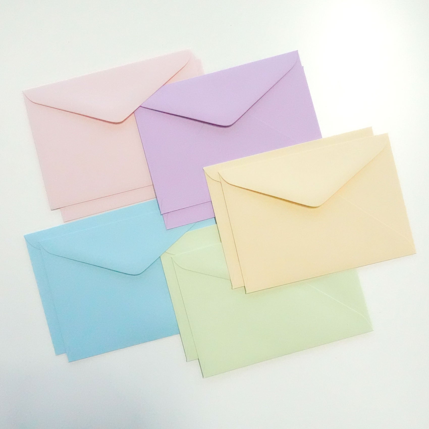 Confetti Pastel Mix Envelopes 10-pack