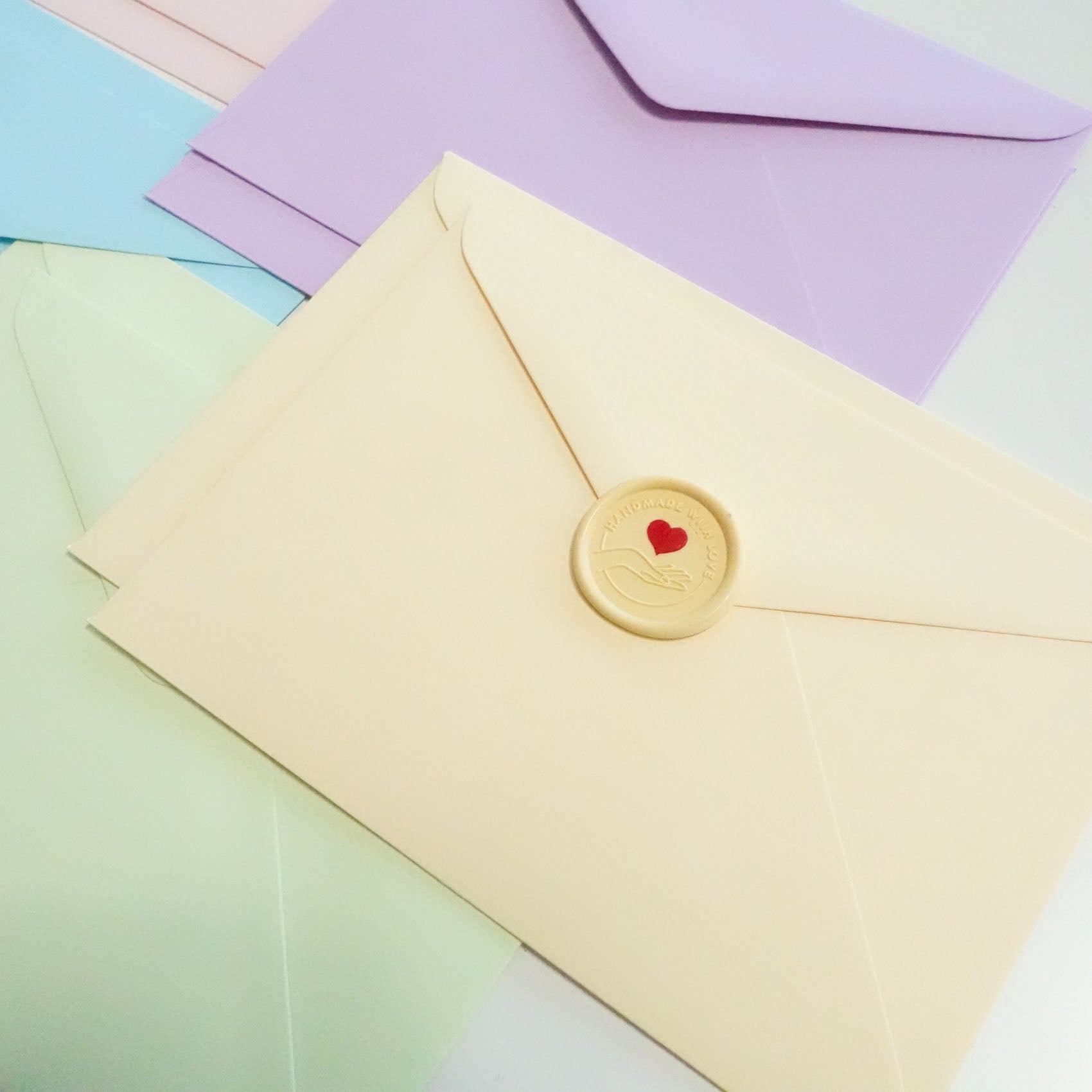 Confetti Pastel Mix Envelopes 10-pack