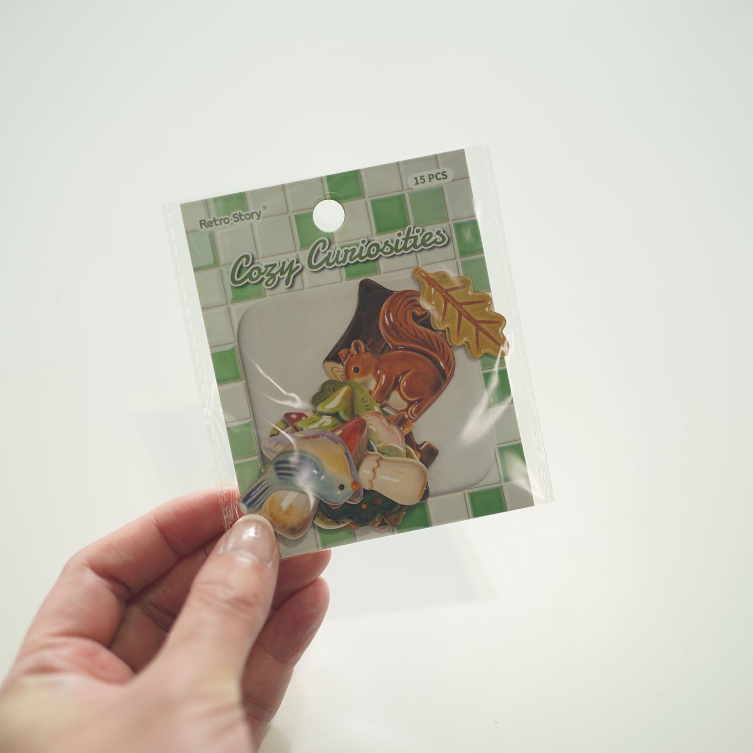 Forest Tales 'Cozy Curiosities' Cardstock Flake Stickers