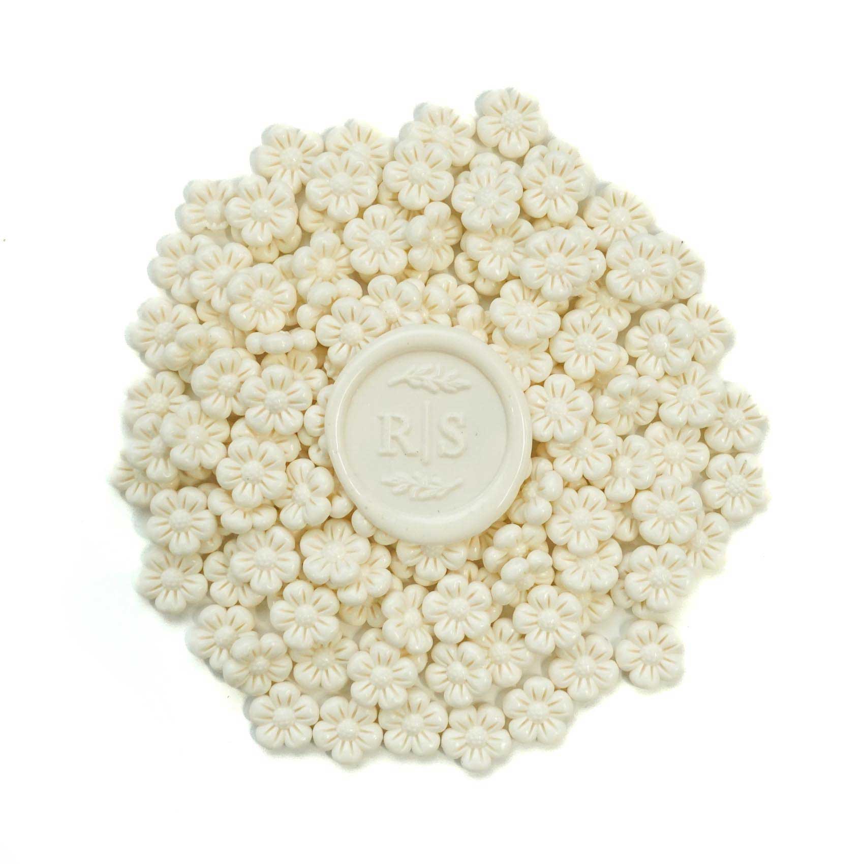 creamy white ivory off white wax seal beads australia