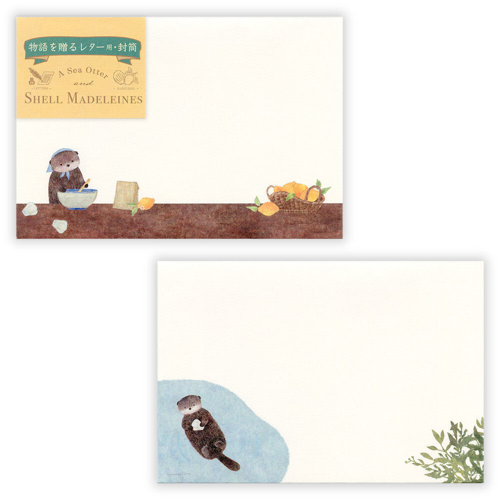 Envelopes [4-pack] | A Sea Otter And Shell Madeleines 'Ressa'