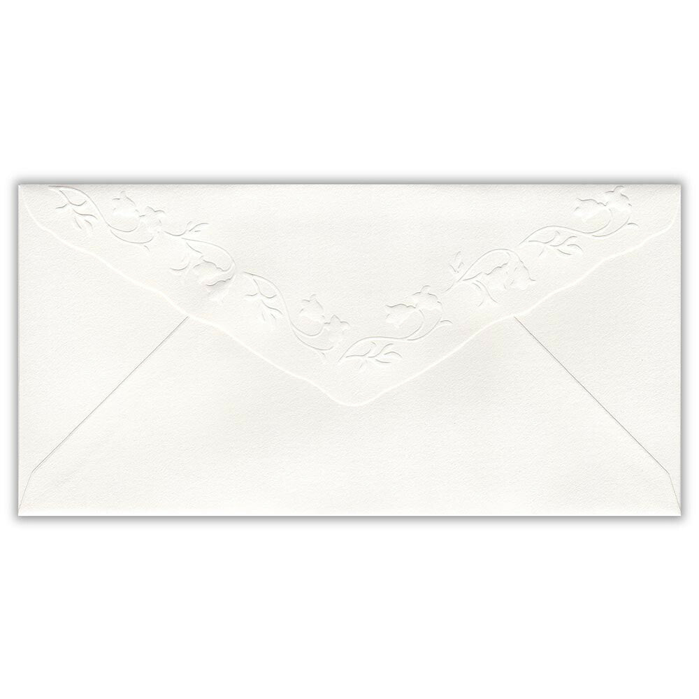 Envelopes [5-pack] | Roses Flowers 'Grace' Embossed Luxurious