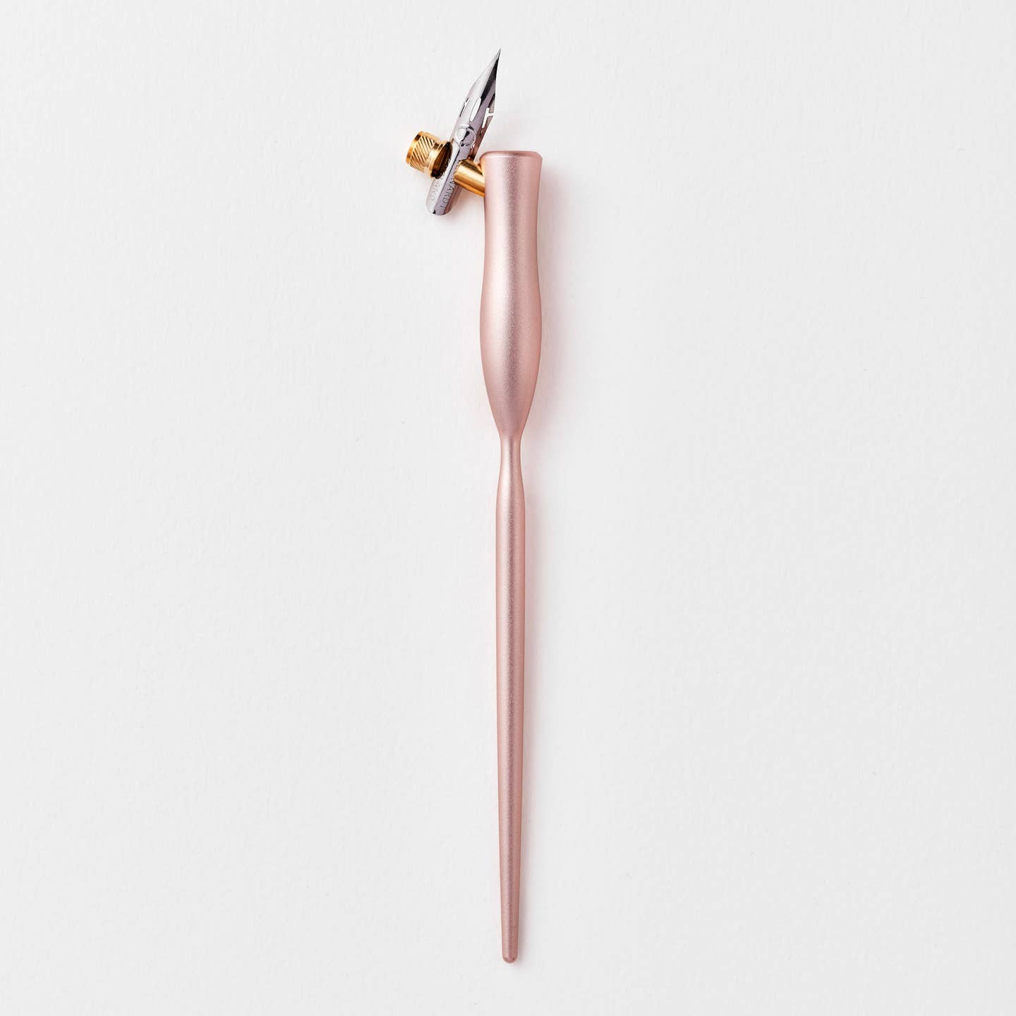 Rose Gold | Flourish Oblique Calligraphy Pen Holder | Tom's Studio