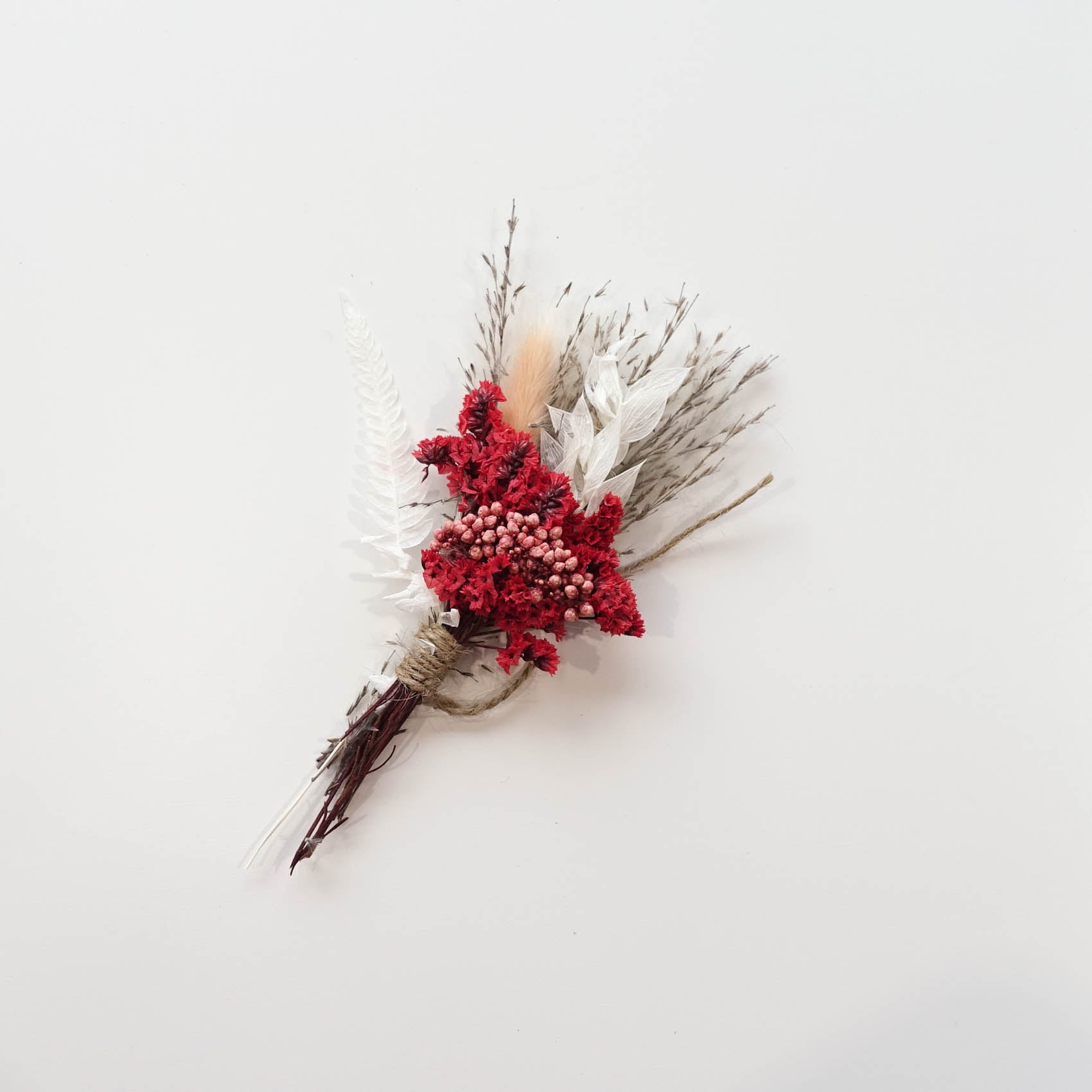 red pink small mini dried flower bouquet for gift hampers boxes wedding australia