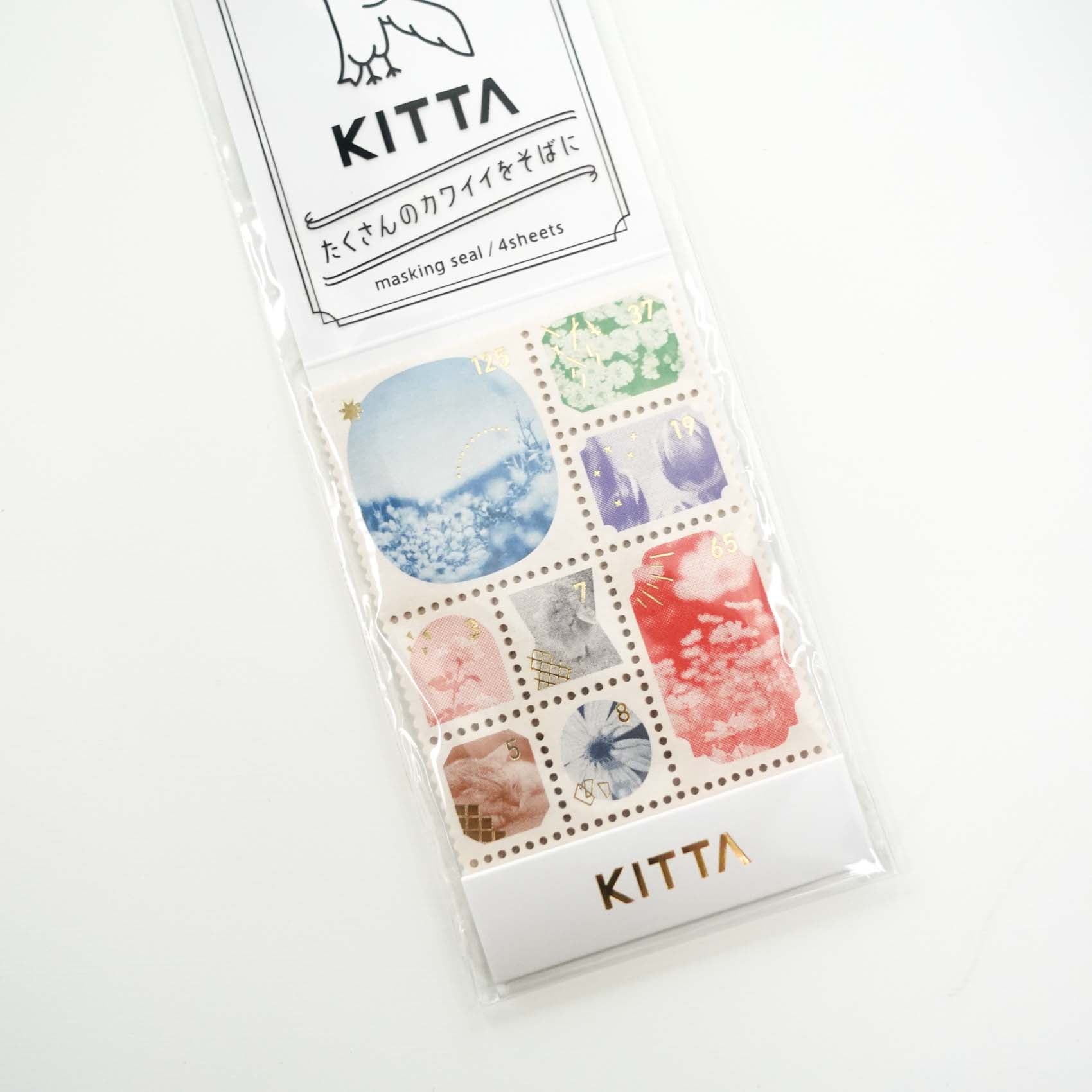 KITTA faux postage stamp washi stickers - Photo Frames