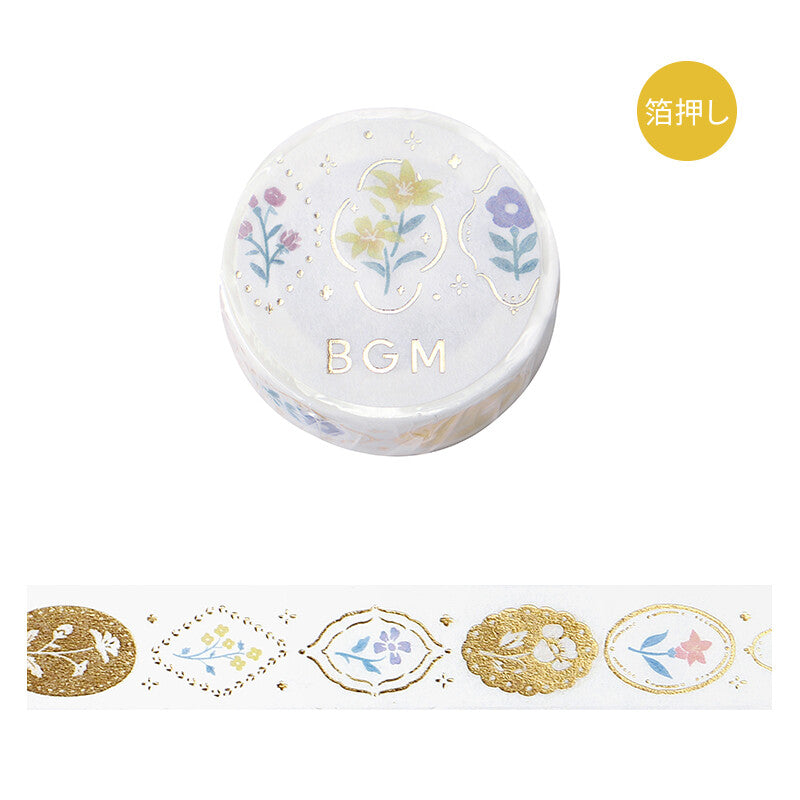 Flower Brooch | Washi Tape | BGM