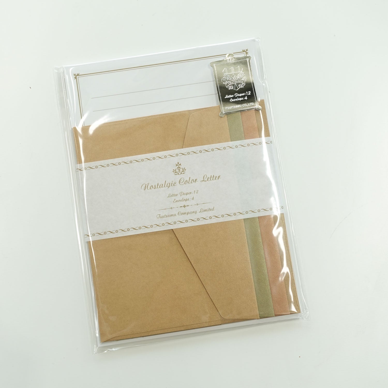 Gold | 'Nostalgic Color Letter' Letter Writing Set
