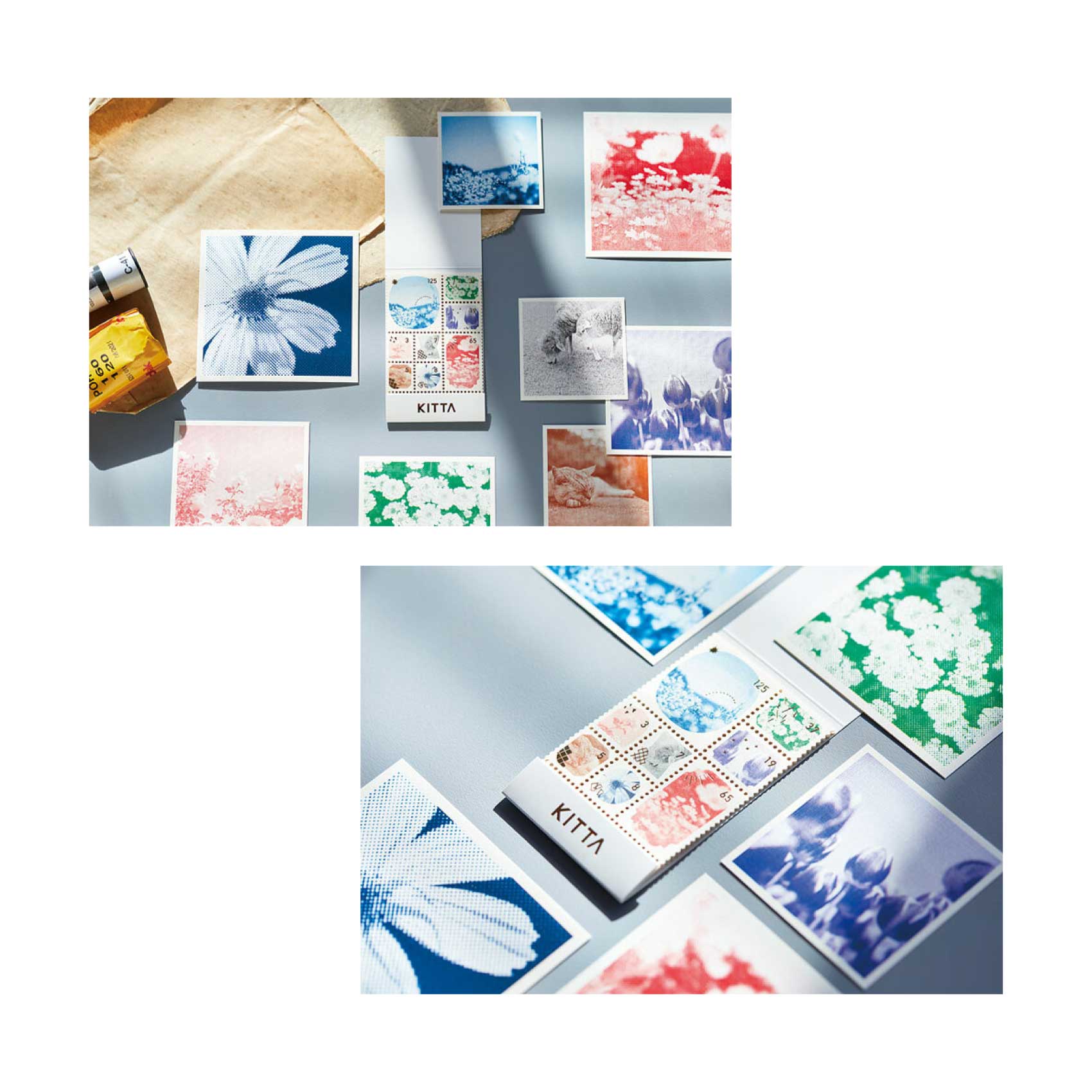 KITTA faux postage stamp washi stickers - Photo Frames