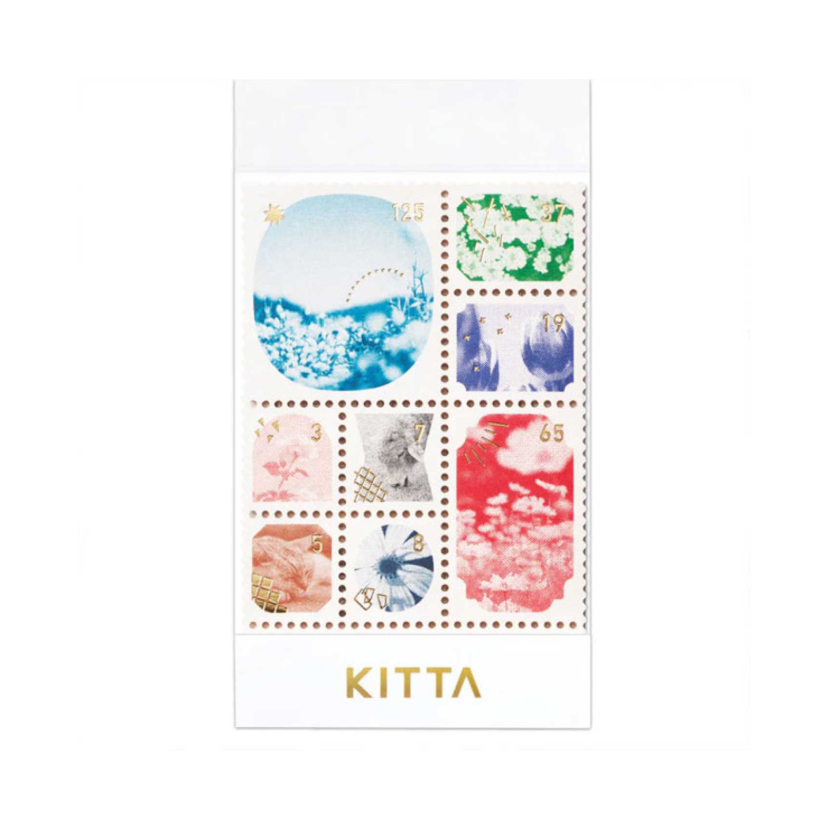 KITTA faux postage stamp washi stickers - Photo Frames