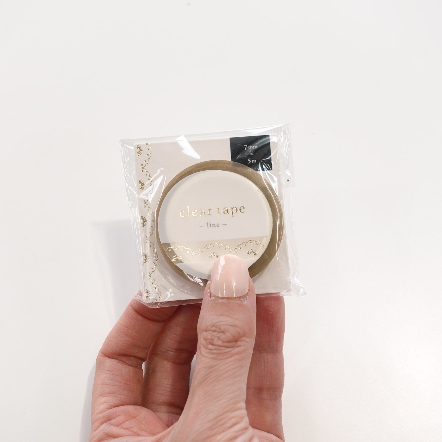 Lace 'Line' Series | Clear Washi Tape 7mm | Mind Wave