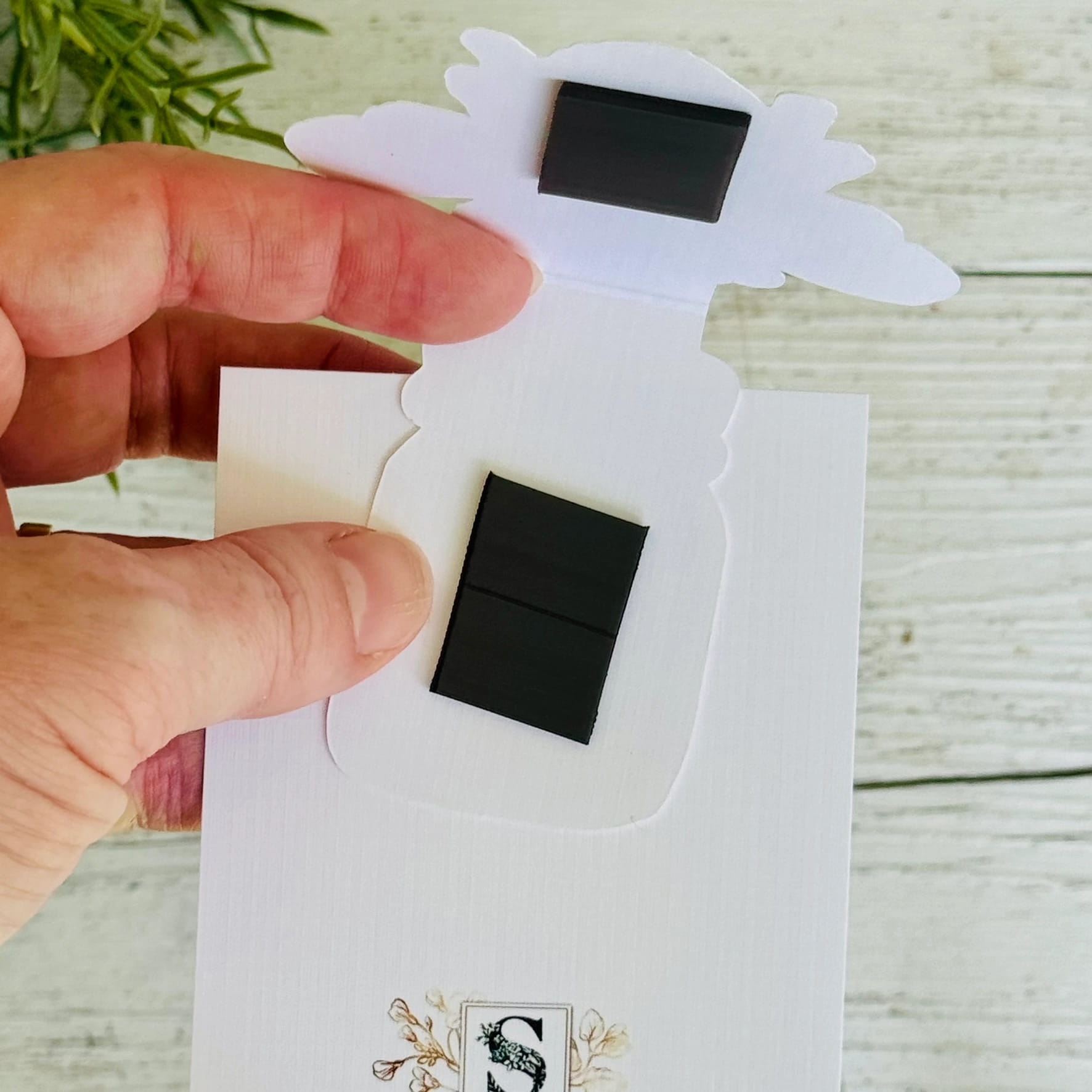 Spring Floral Books Magnetic Bookmark