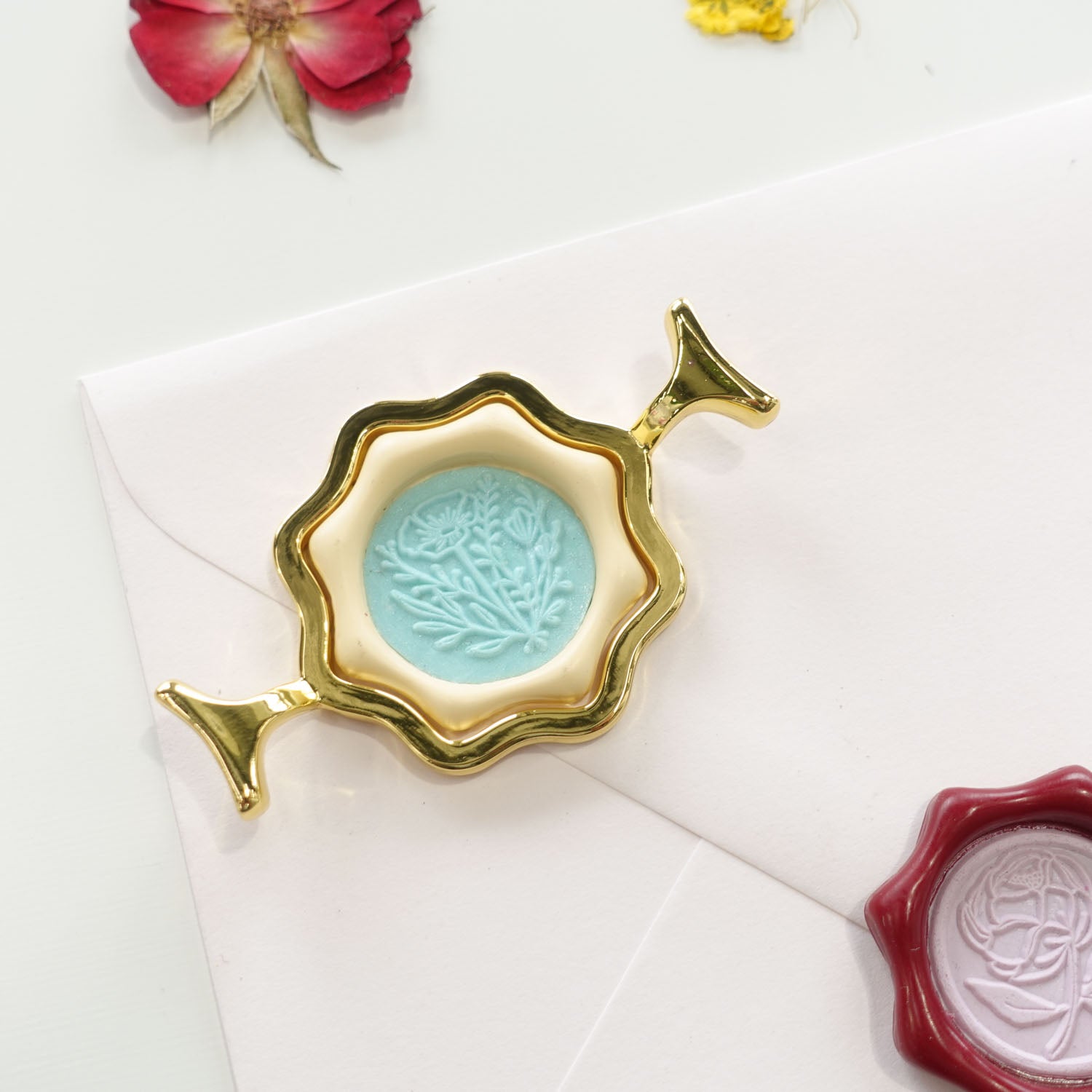 Wax Seal Metal Ring Mould - Medallion