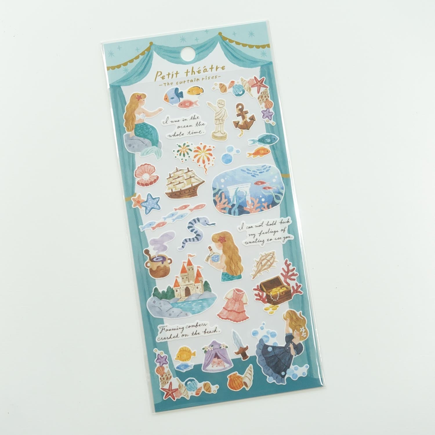 Mermaid Under The Sea 'Petit Theatre' Stickers Sheet