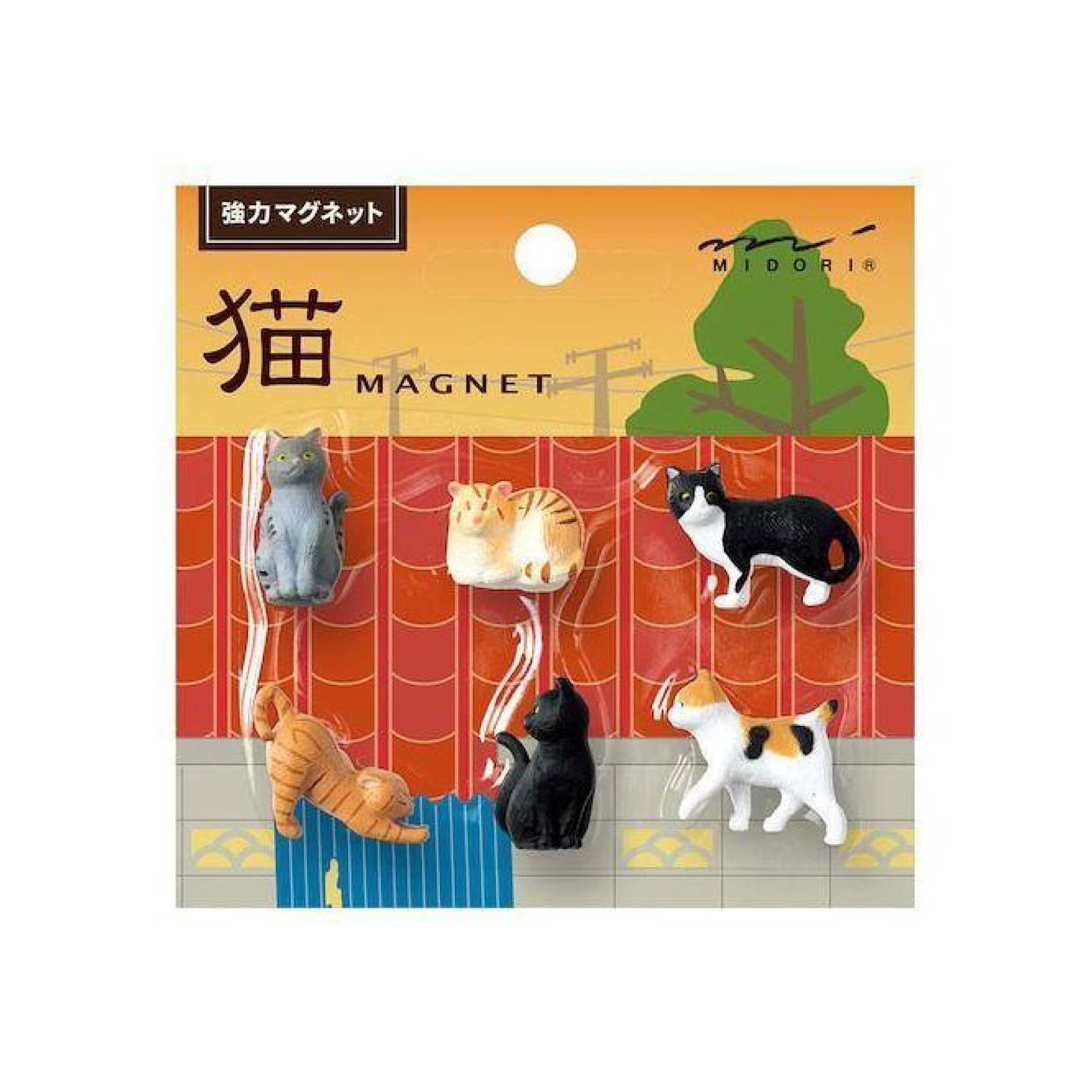 Cat Magnets | 6-pack Midori