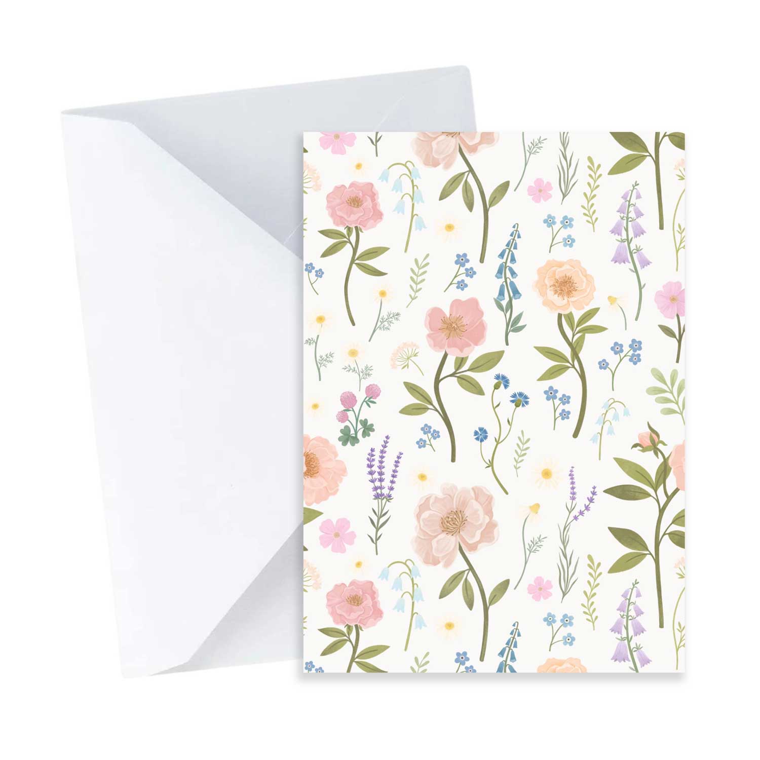 Floral Wallpaper A7 Mini Greeting Card | Popsy Press