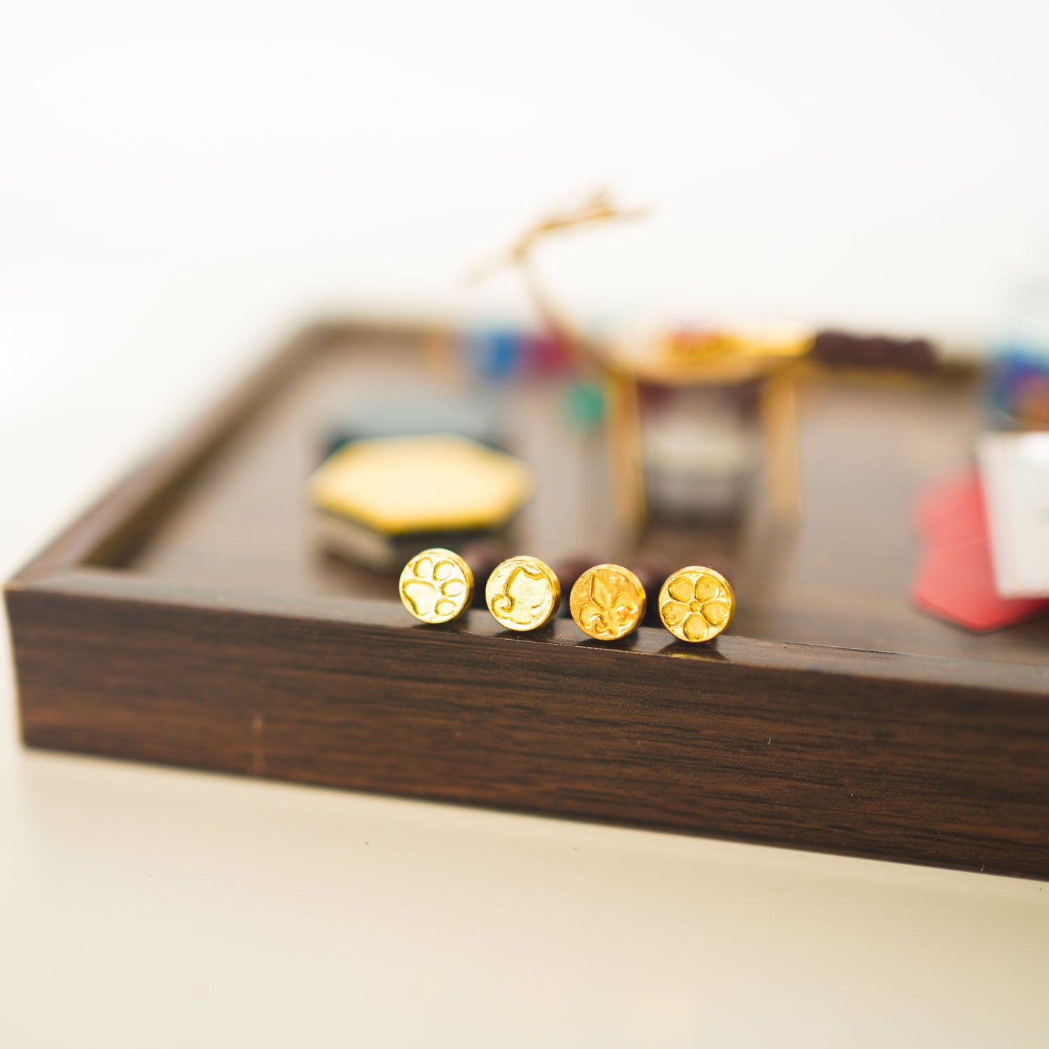 Miniature Wax Seal & Accessories Dollhouse Set