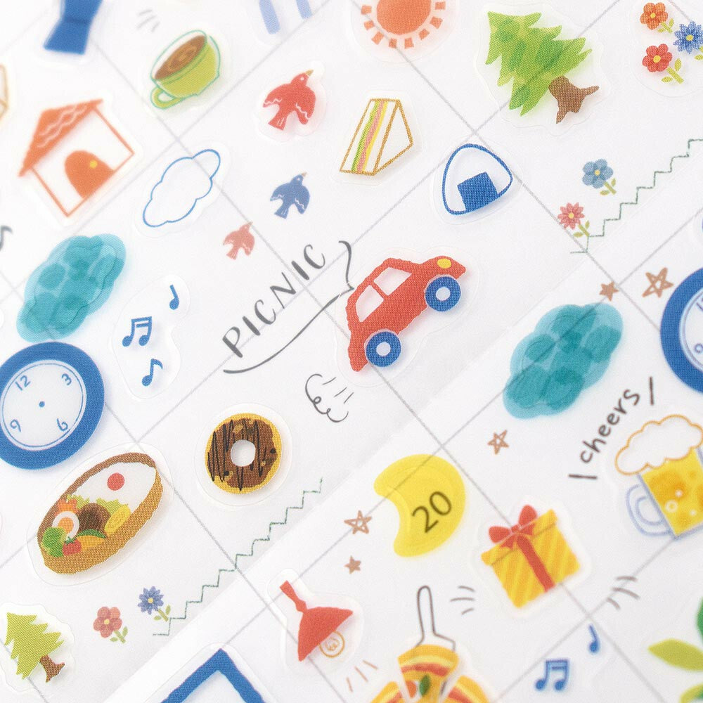 Notebook Schedule Daily Planner Stickers Sheet