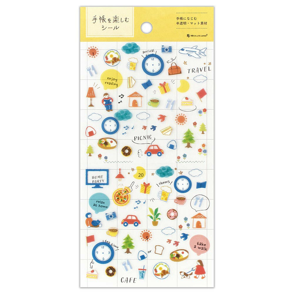 Notebook Schedule Daily Planner Stickers Sheet