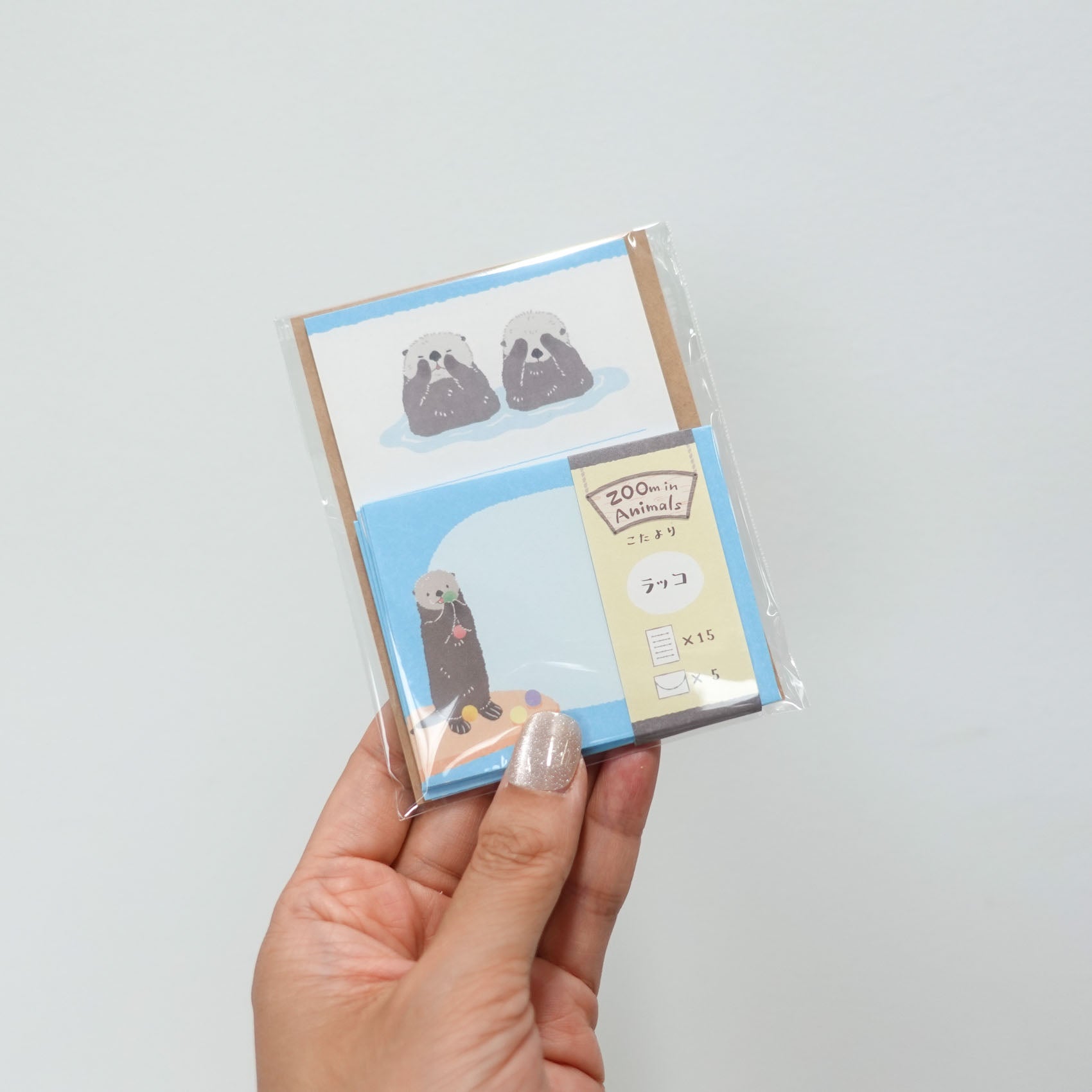 Otter| Mini Letter Writing Set | ZOOm in Animals