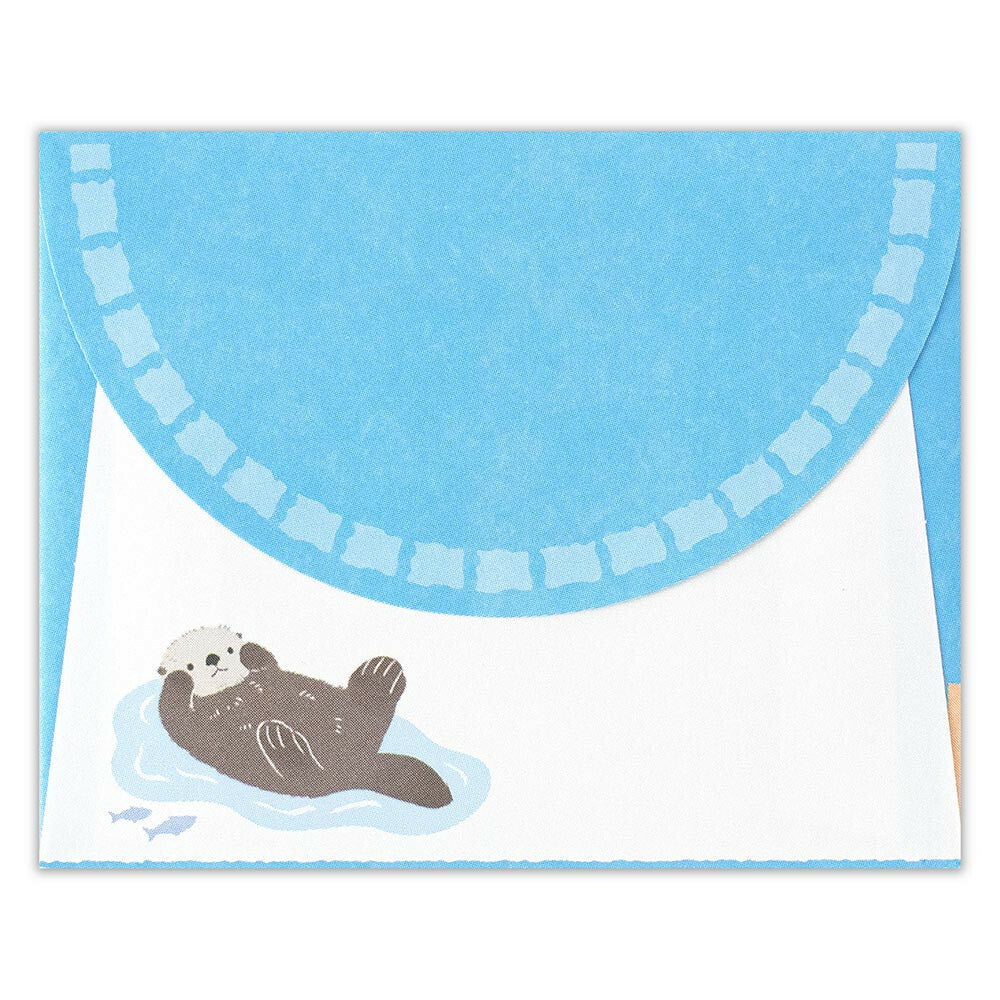 Otter| Mini Letter Writing Set | ZOOm in Animals