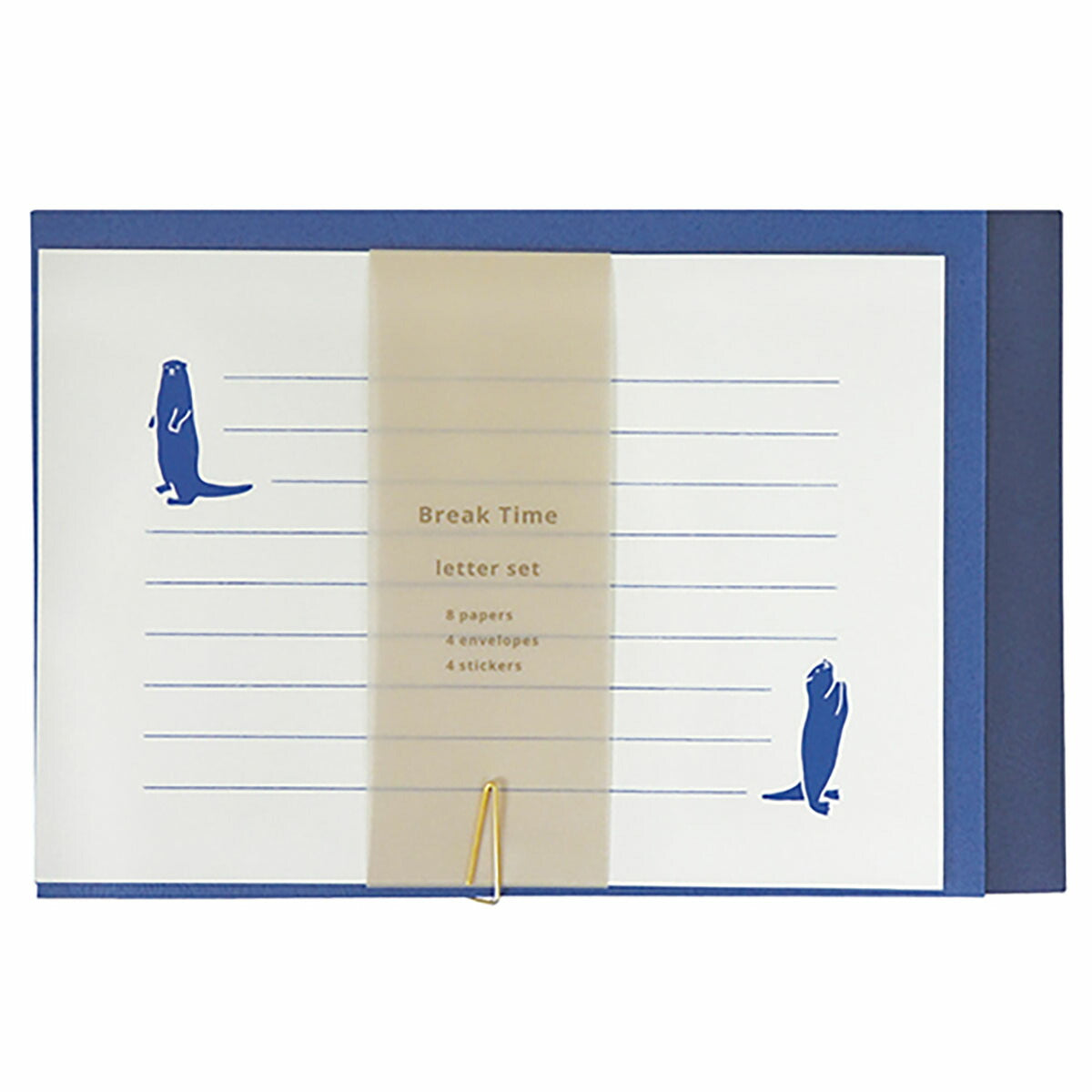 Otter | Break Time Letter Writing Set Blue