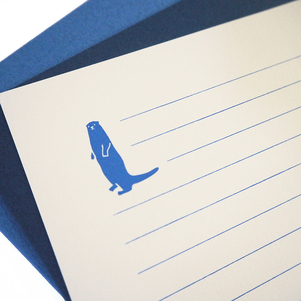 Otter | Break Time Letter Writing Set Blue