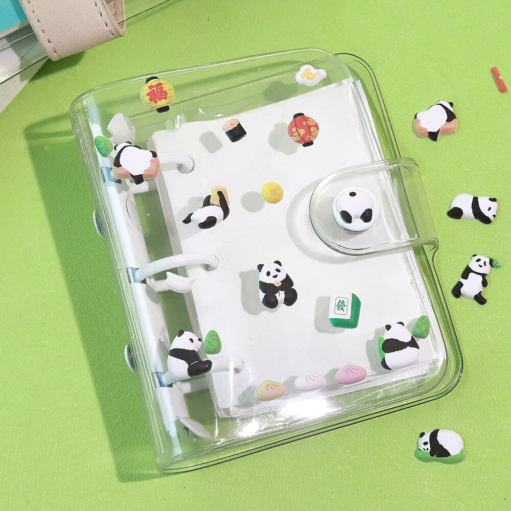 Lucky Panda | Puffy Stickers Sheet | 'MuniMuni' BGM Series