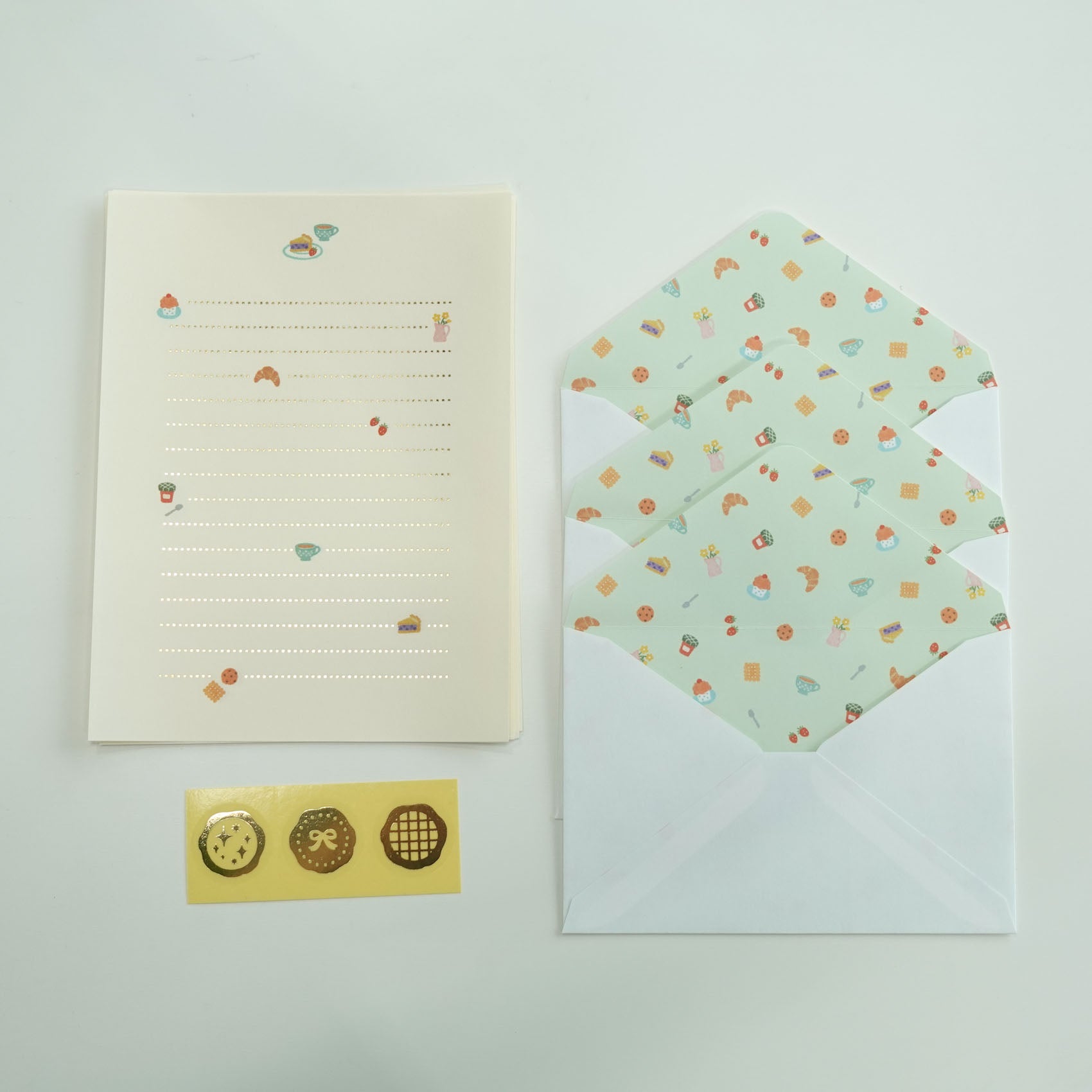 Papoter Tea Time Emoticon Letter Writing Set