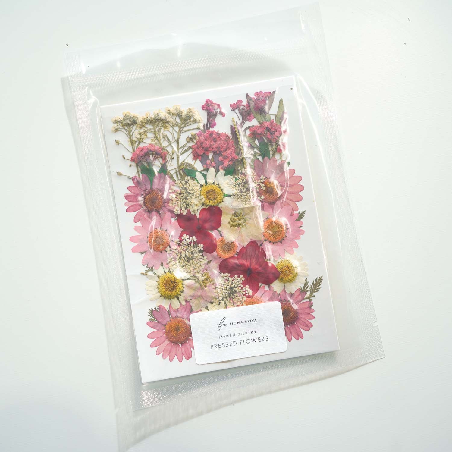 Pressed Dried Flowers Pack - Pinks