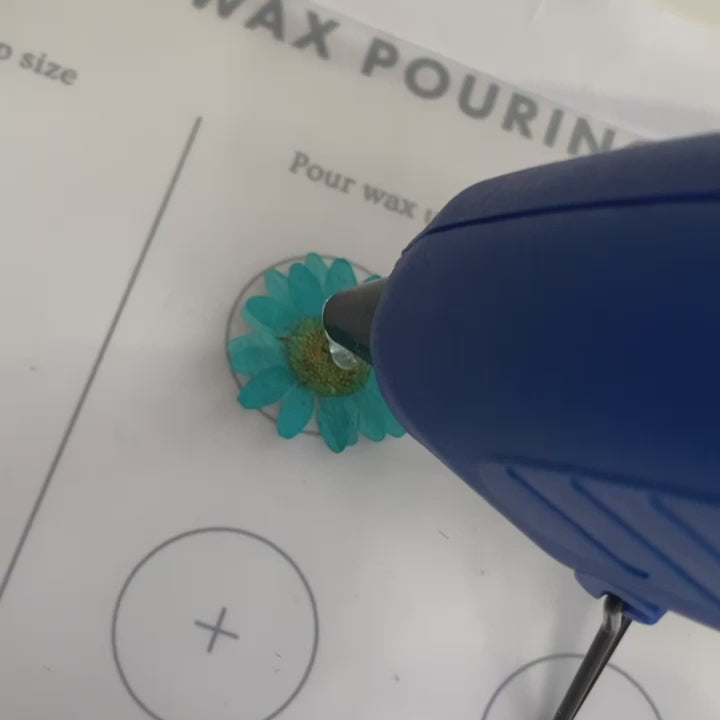 crystal clear wax hot glue for making wax seals