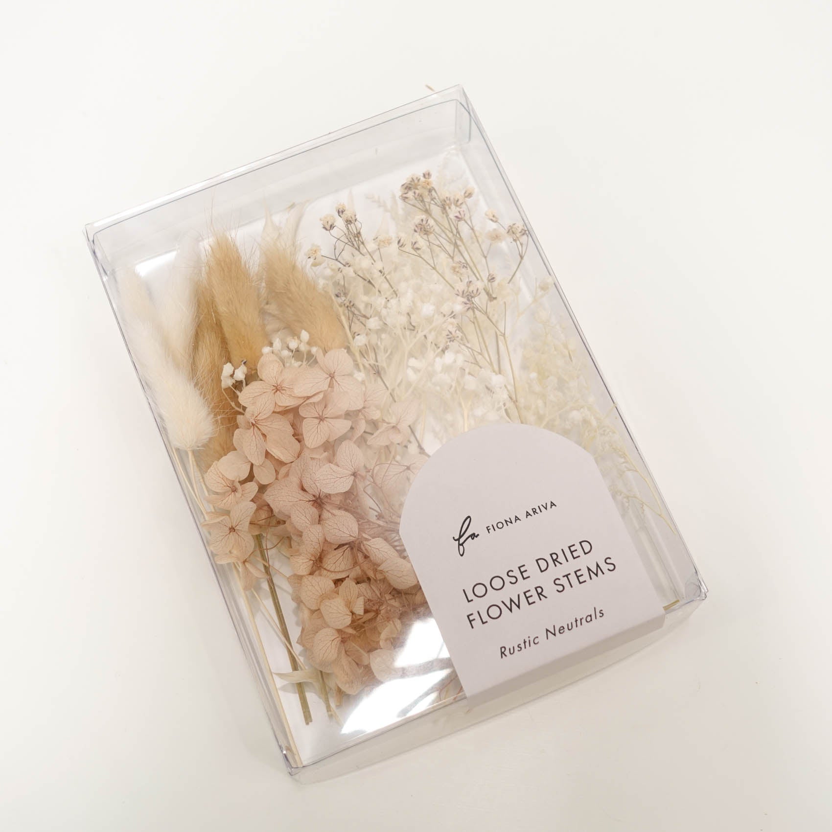 Loose Dried Flower Bunches - Rustic Neutrals Mix for wedding envelope invitations and wax seals australia