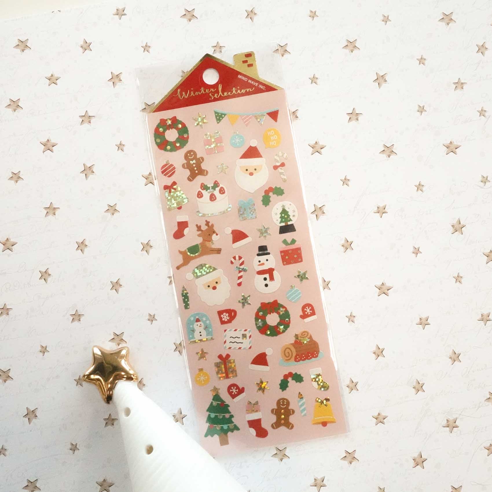 Santa & Snow | Winter Selection | Christmas Stickers Sheet