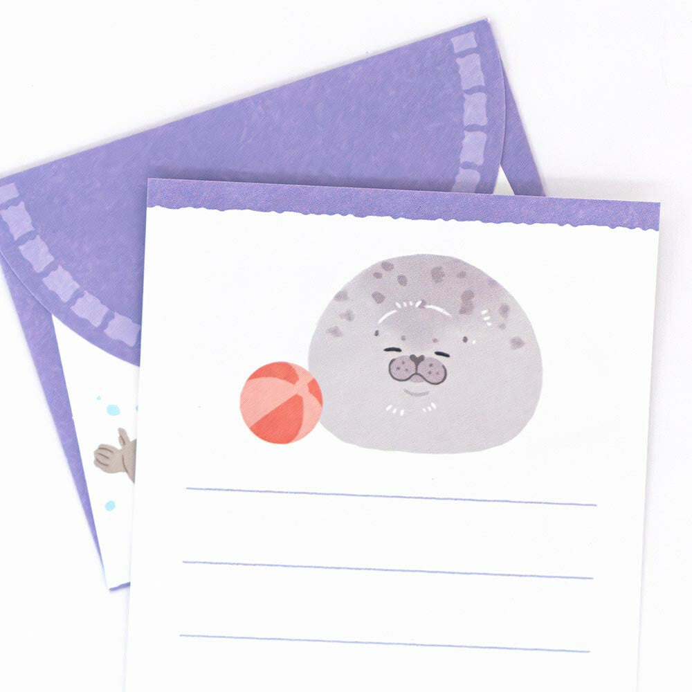 Seal | Mini Letter Writing Set | ZOOm in Animals