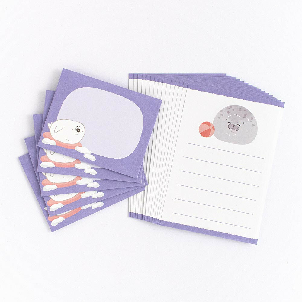 Seal | Mini Letter Writing Set | ZOOm in Animals