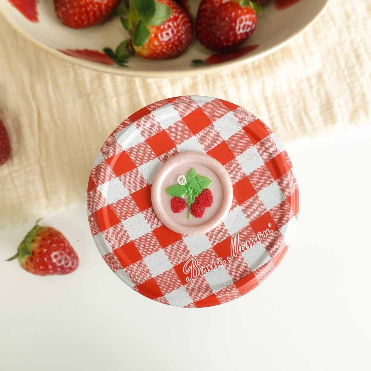Strawberry jam wax seal fiona ariva australia