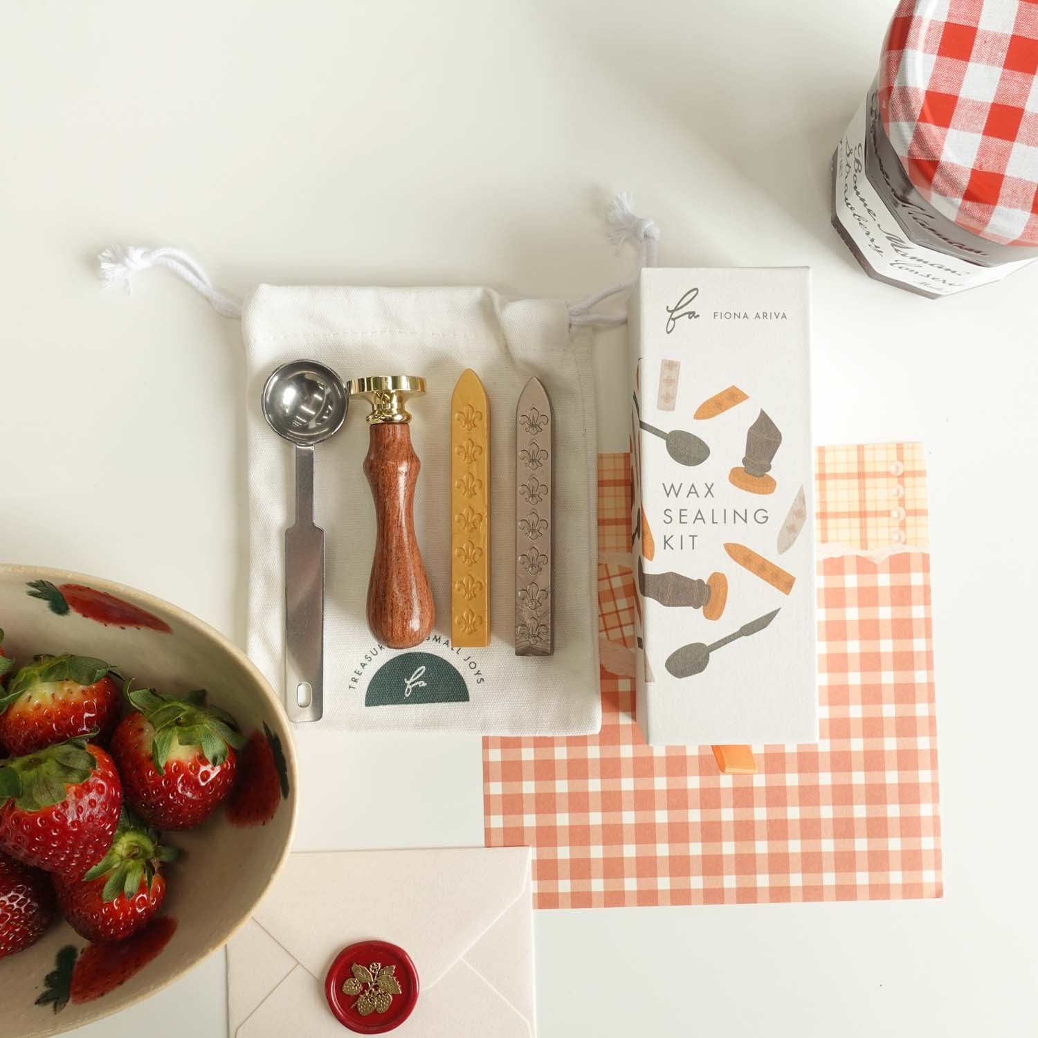 Strawberry wax seal kit fiona ariva australia
