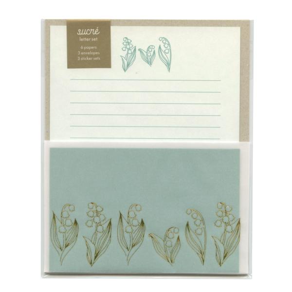 Sucre Letter Writing Set Lily of the Valley